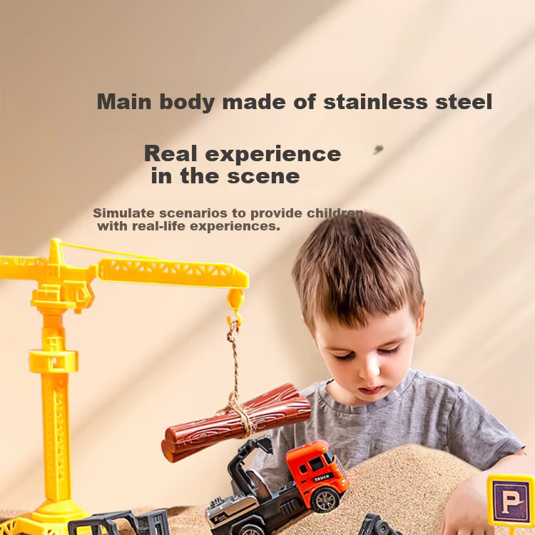 TaTanice Alloy Construction Vehicle Toy, Children's Excavator And Forklift Set, Collectible Car Model, Birthday Gift for Boys And Girls 5