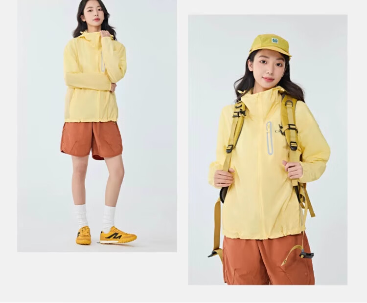 CAMEL [Muguang C+] Sun Protection Clothing, Spring And Summer UPF50+, Cool And Heat-Blocking Sun Protection Garment for Men And Women, Style 9002, Size L 13