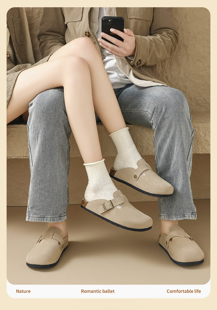 ZHR Bukeen Women's Genuine Leather Slip-On Shoes, Versatile Casual Loafers for Work And Everyday Wear 7