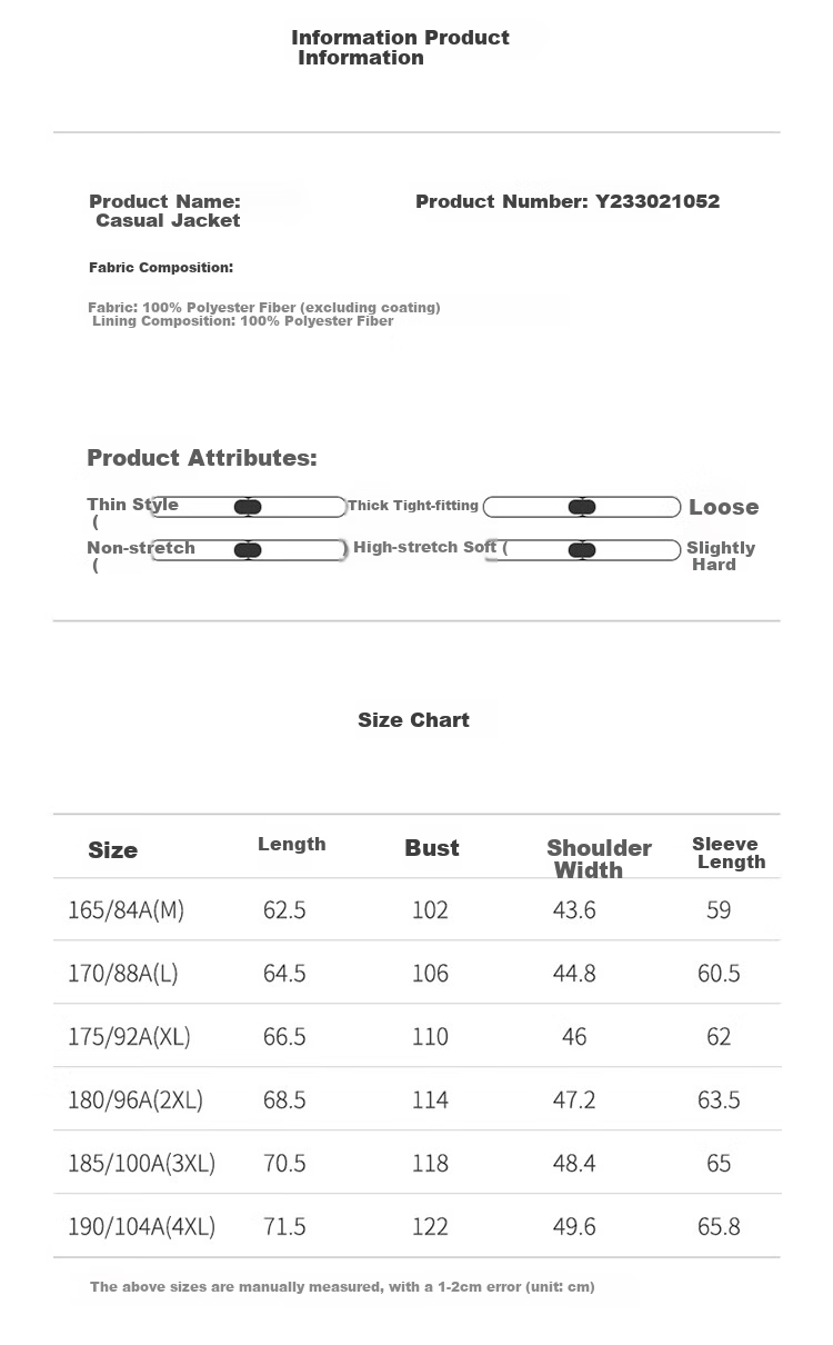 Edenbo Autumn Winter Casual Jacket Baseball Collar Business Commuter Coat Men Navy Blue 170/88A (L) 4