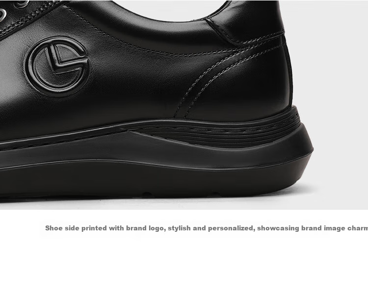 Goldlion [Spring And Summer Refresh] Men's Business Leather Shoes, Breathable Comfortable Slip-On Casual Shoes G550330639AAA Black Size 40 13