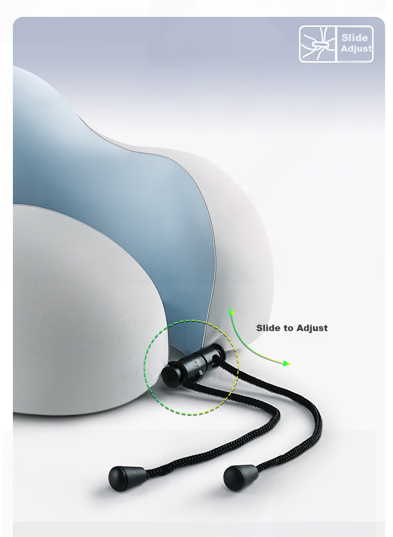 GREAT LIFE U-Shaped Travel Neck Pillow Portable U-Shape Neck Support Pillow for Car, Airplane, High-Speed Train, Nap Essential 4
