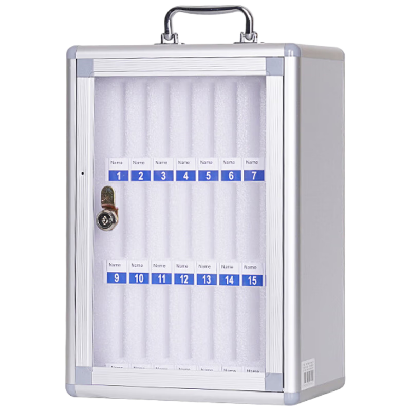 Jinlongxing Mobile Phone Storage Box, Workshop Storage Cabinet, School Student Office Meeting Aluminum Alloy Lockable Storage Box, 36 Slots