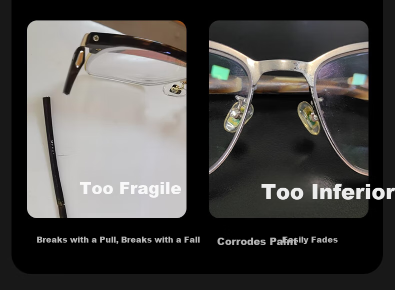 LOHO Thin Steel Series | Ultra-Light Browline Glasses for Men, Business Semi-Rimless Frames with Blue Light Protection, Prescription Available, Anti-Radiatio 3