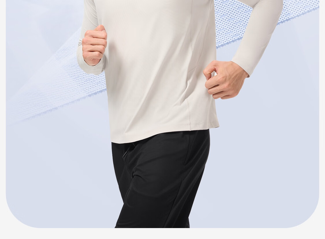 Keep Men's Long Sleeve Sports T-Shirt Base Layer Running Training Fitness Crew Neck Pullover Comfortable Dark Gray XL 3