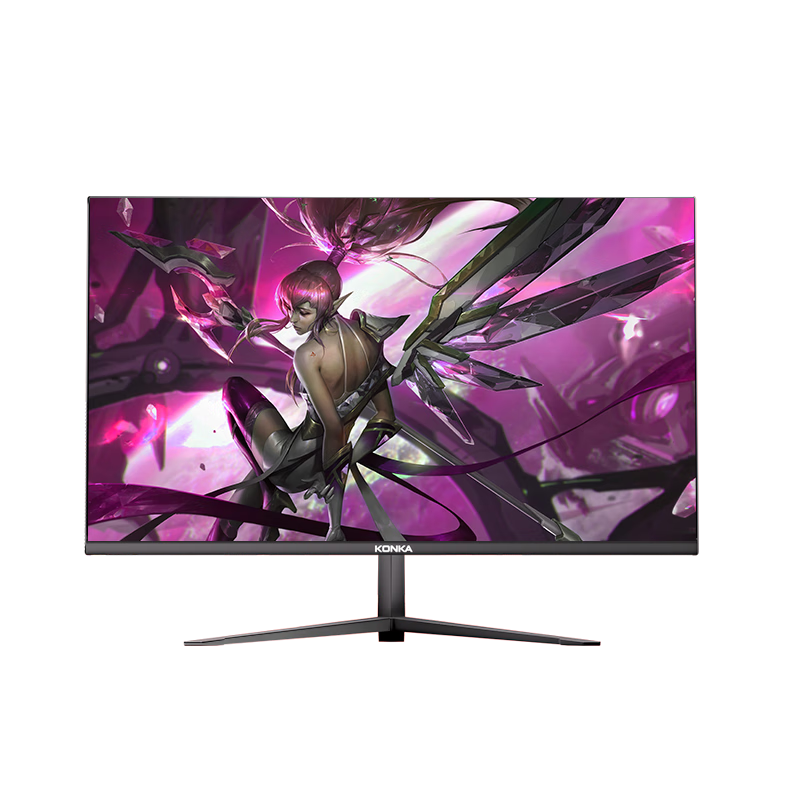 KONKA 27-Inch Computer Monitor, Native 100Hz IPS Screen, Low Blue Light, Narrow Bezel, Wall-Mountable, HDR Compatible, Office And Home Display Screen KM2750X