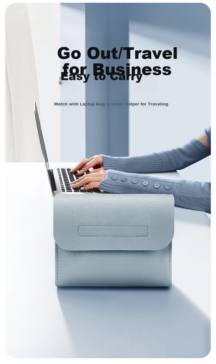 Biyoumei Travel Multifunctional Storage Bag Accessories Organizer Digital Storage Pouch Makeup Bag Convenient Travel, Dark Gree 5