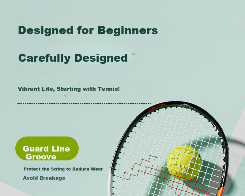Li-Ning Tennis Racket, Power Type, for Adults And College Students, Beginners, Ultra-Light Professional Racket, Training Single Racket, Deep Dark Gree 4