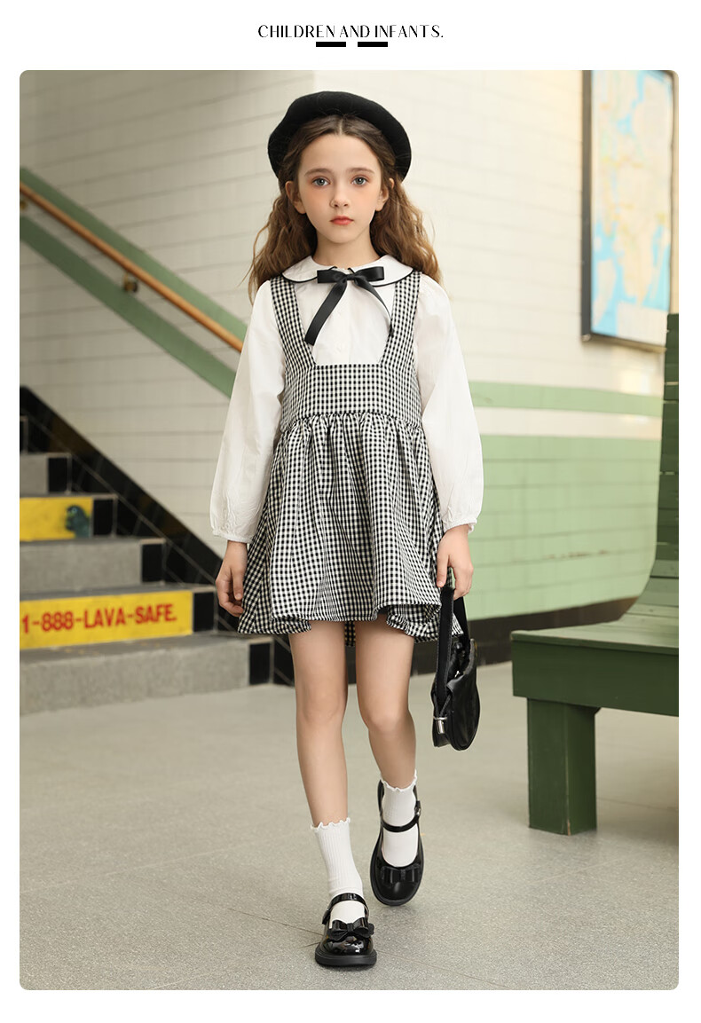 BeLLE Kids Leather Shoes Girls Student Shoes Spring Autumn Performance Fashion Casual Flats Black Size 32 2