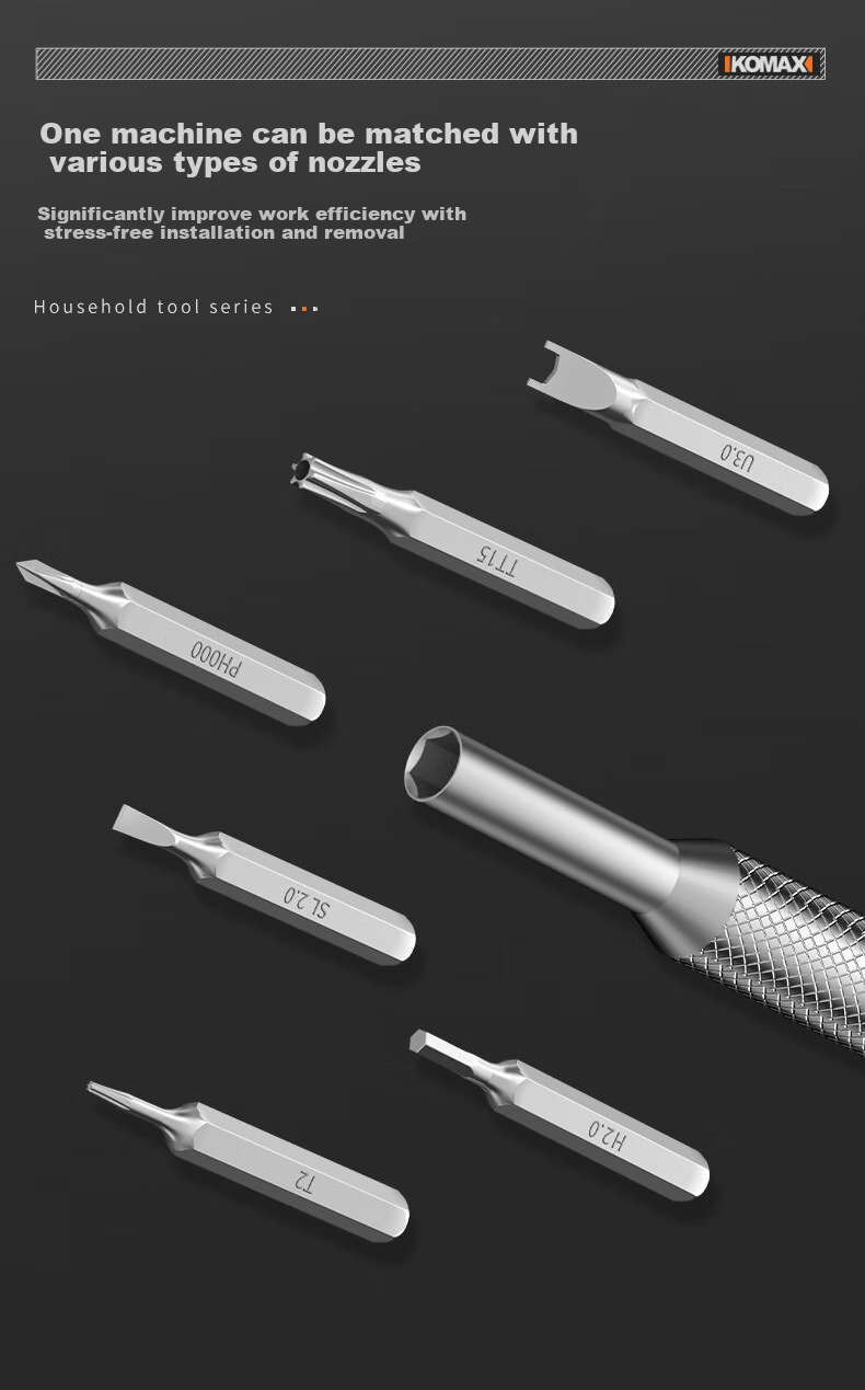 KOMAX Precision Screwdriver Set, Versatile Household Small Screwdriver Kit, Phone And Laptop Cleaning Tool, Disassembly And Repair Tool Set 7