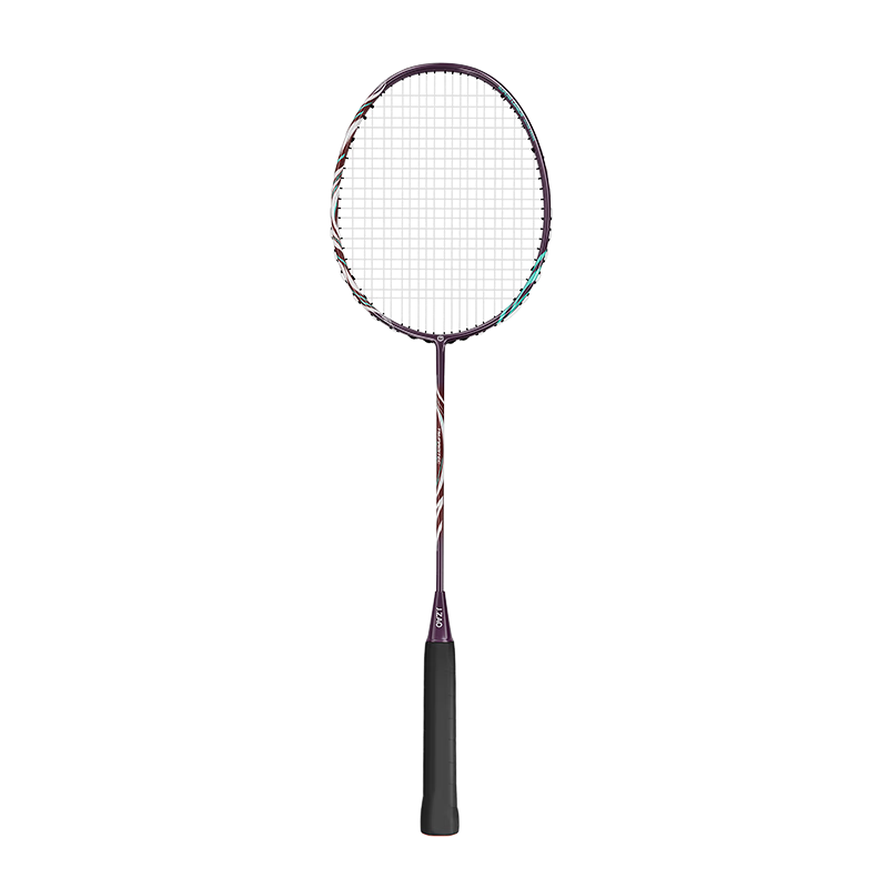JD Original Full Carbon Badminton Racket, Ultra-High Tension 35 Lbs, Free Racket Case And Grip Tape, 4U Kuanglan 100 Single Racket