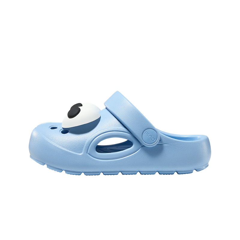 Poxi Big-Eyed Perforated Shoes for Boys And Girls, Non-Slip Cute Soft-Soled Beach Sandals, Children's Closed-Toe Slippers