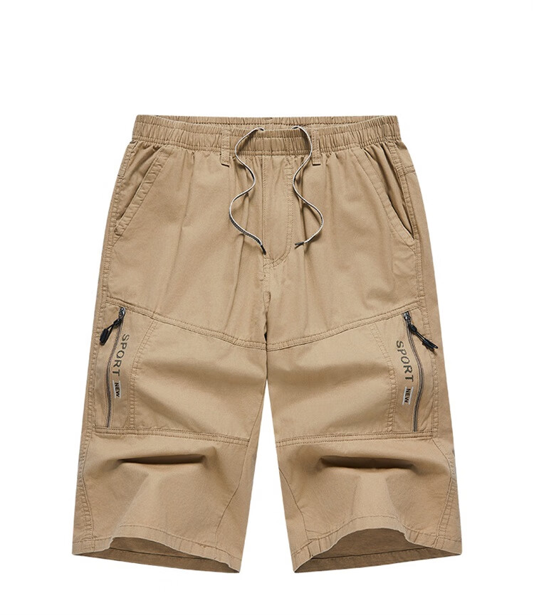 TUCANO Men's Summer Cotton Comfortable Casual Sports Five-Point Shorts Versatile Fashion Work Pants Dark Gray AL 3