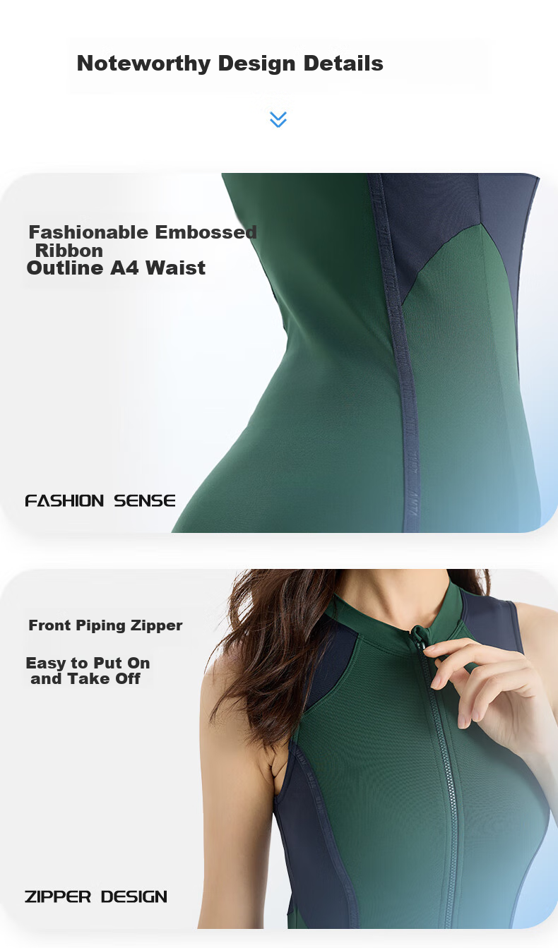 ANTA Women's Swimsuit, 2026 New High-End One-Piece Triangle Professional Racing Swimwear, Slimming Ladies' Swimwear, Light Green, Size L 10