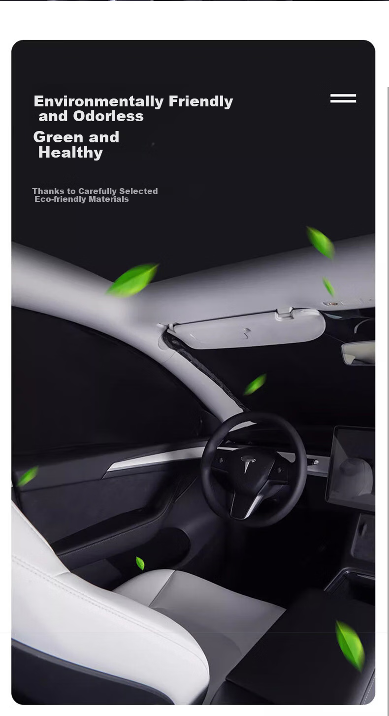 Yueyebing Sunshade for Tesla Model Y/3, Car Sun Visor, Windshield Sunshade, Anti-Glare Curtai 19