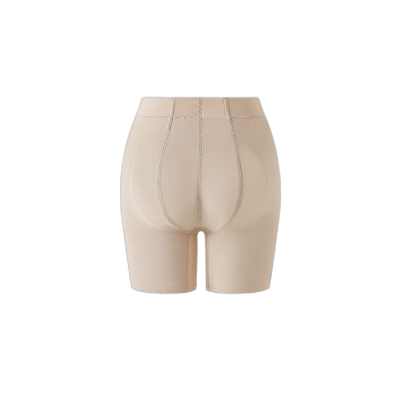 Curvilism Seamless Invisible Hip-Lifting Shaping Pants Tummy Control Butt Lifting Fake Wide Hips Nude Color [Butt Lifting Pants] Long Style Size S