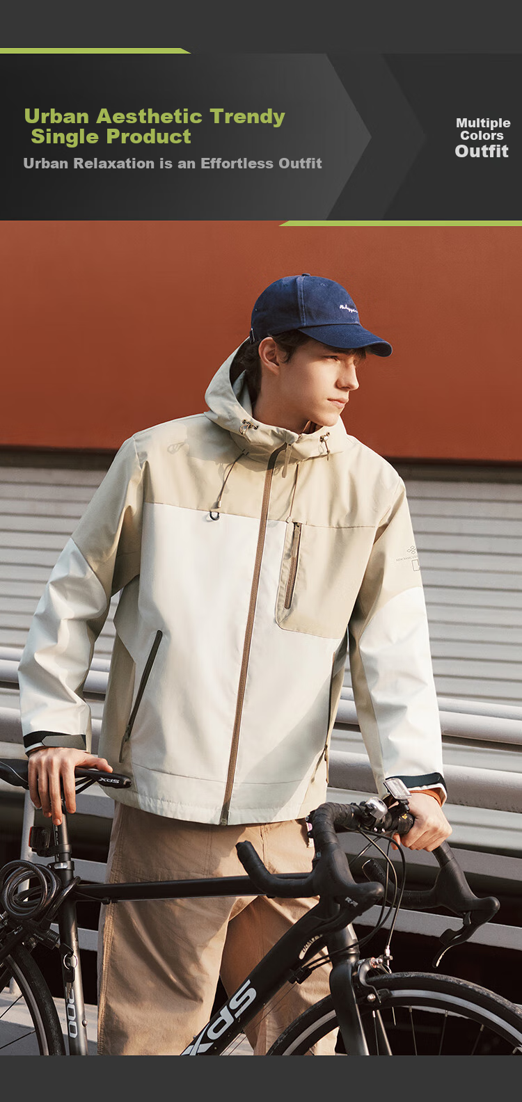 Semir Urban Protective Clothing | Geography Series Jia Rong Series Jacket for Men, Spring Loose Fit, Couples Style 101125108202 10