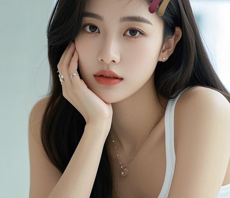 Jianyingshu Matte Hair Clips for Bangs, 10-Pack, Solid Color Minimalist Hair Clips for Women, Makeup and Bang Clips 7