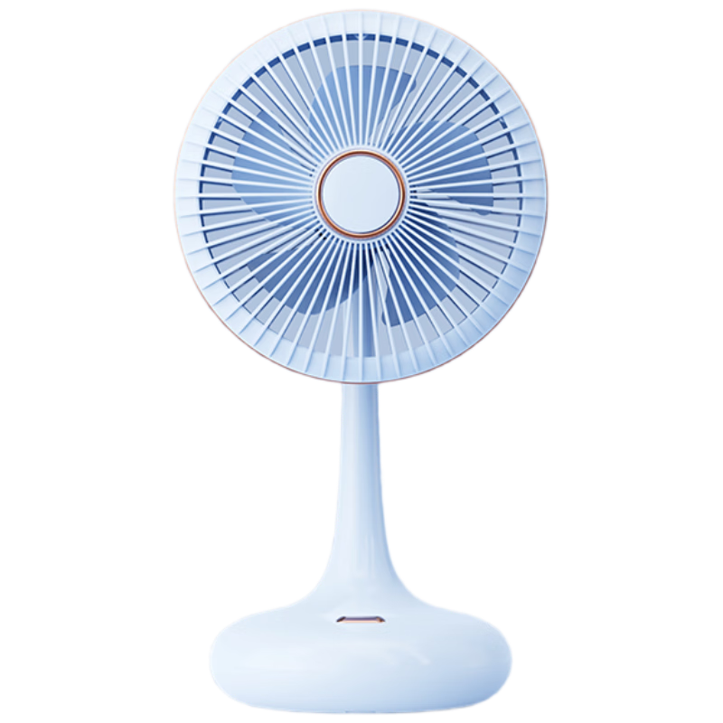 Siyicai USB Rechargeable Summer Student Desktop Small Fan for Home, Dormitory, Office, Quiet Mini Fan YS2531 Sky Blue