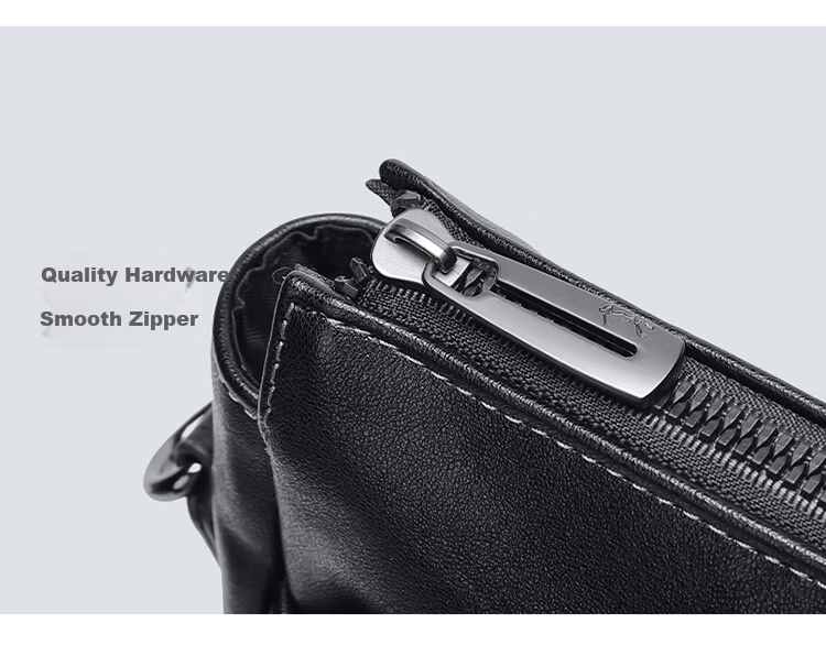 GOLF Business Briefcase, Men's Soft Leather Handbag, 15.6/16 Inch Laptop Bag, Office Travel Shoulder Crossbody Bag 15