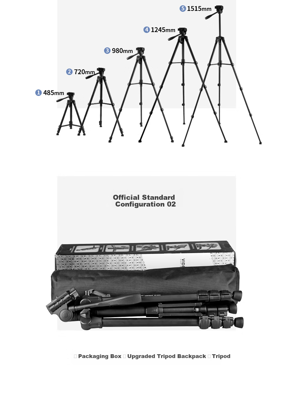 Weifeng WF-3320A Portable Tripod, Mirrorless And DSLR Camera Tripod, Camera And Smartphone Photography Outdoor Live Streaming Night Fishing Light Projector Floor Stand 11