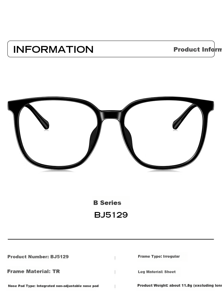 BOLON Trendy Large Frame Optical Glasses for Men And Women with Lightweight Design BJ5129 4