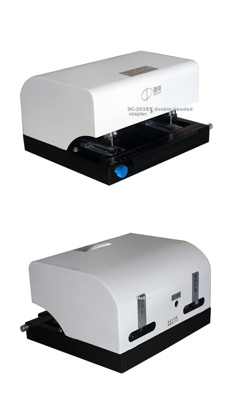 DOCON DC-203ST A4 Fully Automatic Double-Sided Intelligent Sensor 50-Page Electric Stapler, Home And Office Use File Detachable Stapler Compatible with 66/6 66/8 Staples 7