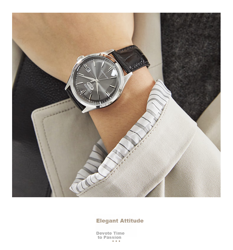 CITIZEN Watch for Men, Japanese And Korean Style, ME Color Series Automatic Mechanical Leather Strap, Student Gift for Boyfriend, NJ0173-18X 4