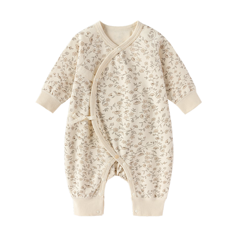 Babylove [Anxinrou] Infant Romper Spring And Autumn Style, Boys And Girls Baby Monk Outfit, Newborn Onesie Bodysuit Clothes