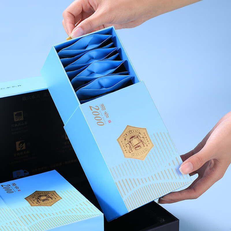 徽六绿茶六安瓜片茶叶礼盒117g 潜香2000特一级2025新茶 送领导送长辈