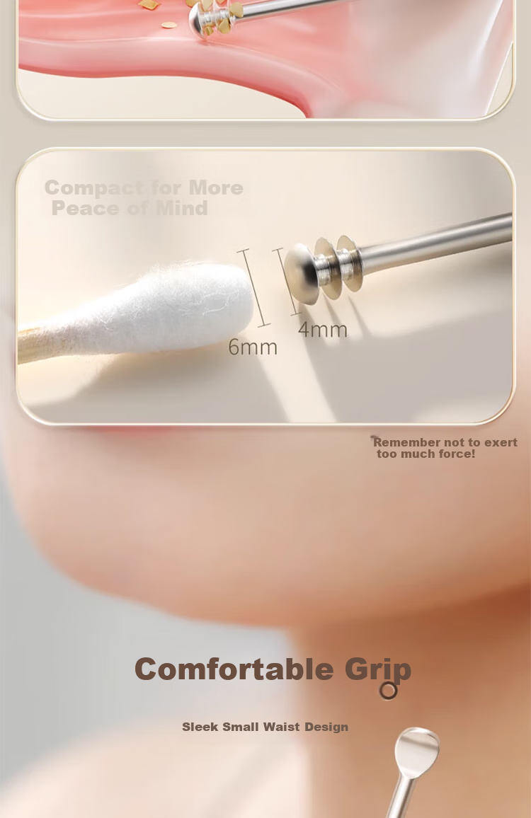 Goood 2-Piece Set, Gentle Double-Ended Ear Pick, High-Quality Smooth Ear Cleaning Tool, Earwax Removal Device 15
