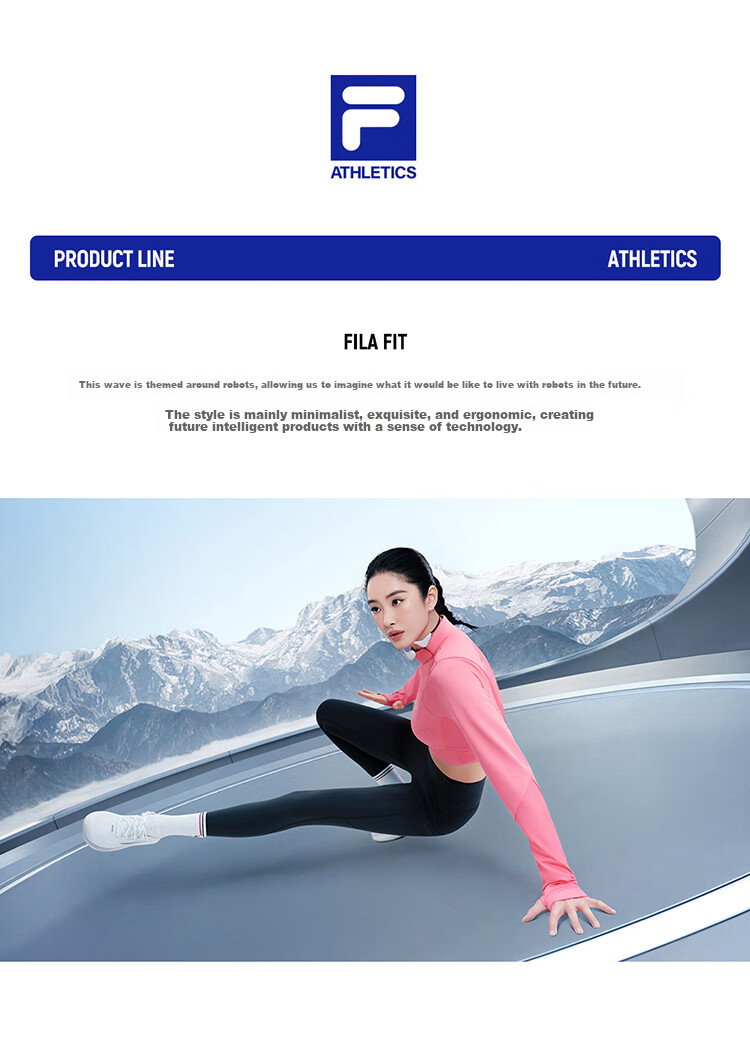 FILA Official Women's Pullover Hoodie, Autumn And Winter Fitness Sports Simple Basic Knit Top 13