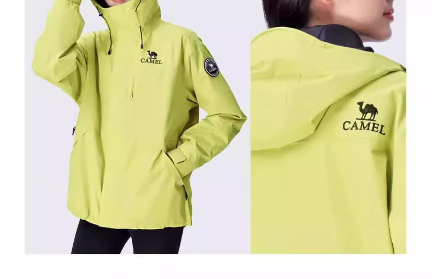 CAMEL [Yudawzhe] Outdoor Three-In Jacket, Unisex Style, Windproof And Waterproof Mountaineering Coat 13