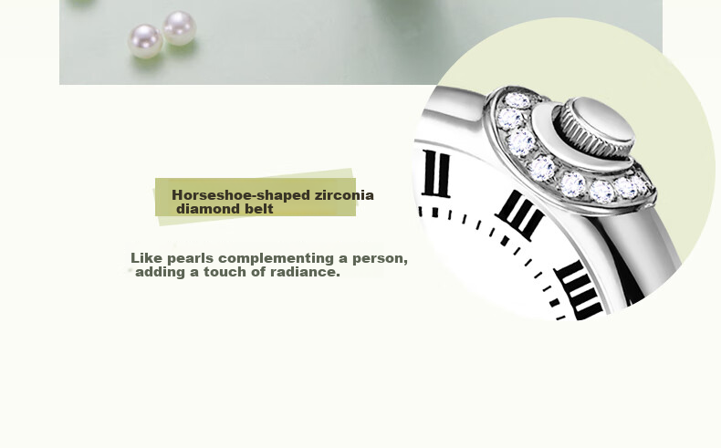 EBOHR Women's Watch, Kana Series, Gift for Girlfriend, Small Round Watch, Ladies Quartz Wristwatch, Birthday And Mid-Autumn Festival Gift, 51801426 5