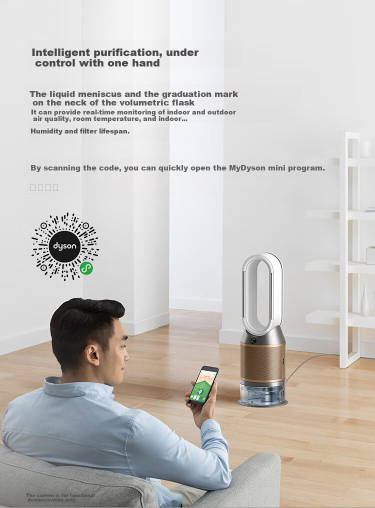 DYSON PH05 Air Humidifying And Purifying Fan, Air Purifier with Virus Filtration, Moisturizing without Mist, Removes Formaldehyde And PM2.5, Pet-Friendly Certified, Platinum Color 15