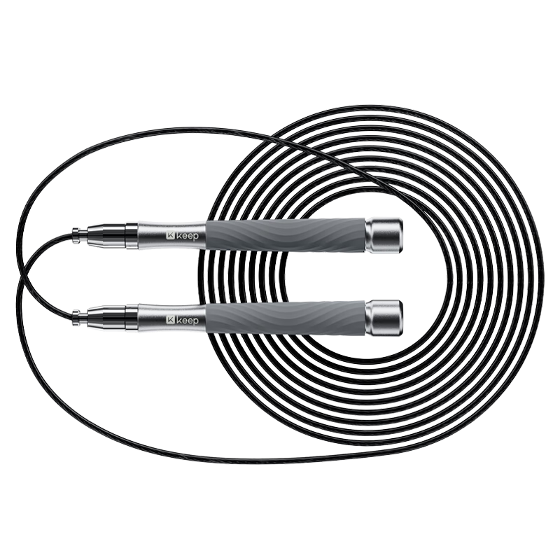 Keep Jump Rope Speed Steel Wire Pro Adult Fat Burning Slimming High-End Professional Exam Middle and Primary School Silver