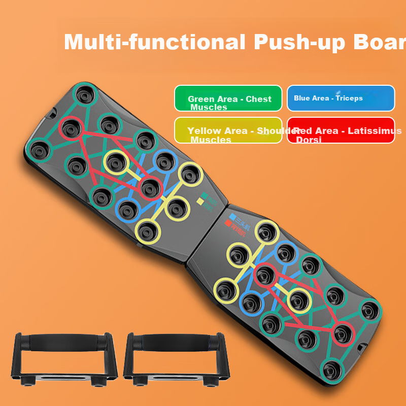 Murcia Push-Up Training Board for Men And Women, Fitness Equipment Auxiliary Support Frame, Abdominal Muscle Exercise Aid, Home Chest Muscle Training Device