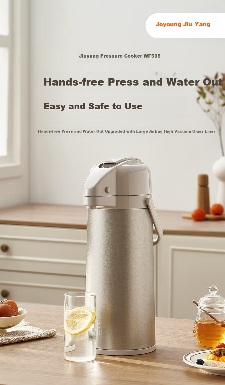 Joyoung Pressure Insulated Thermos 1.9L Large Capacity Vacuum Flask Pressure Cooker Household Hot Water Bottle Thermos 1