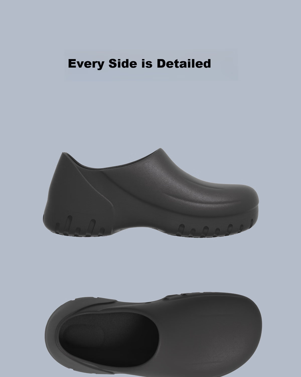 Paul Frank Professional Chef Shoes, Non-Slip, Waterproof, Oil-Resistant, High-End Kitchen Work Shoes, Black, Size 41 15
