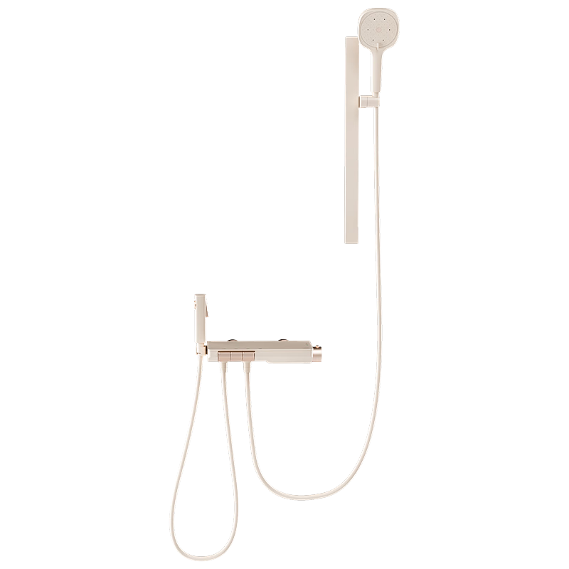 HEGII Shower Head D40 Light Version, Piano Key Storage, Compact Bathroom Shower Head Set HMF938-21