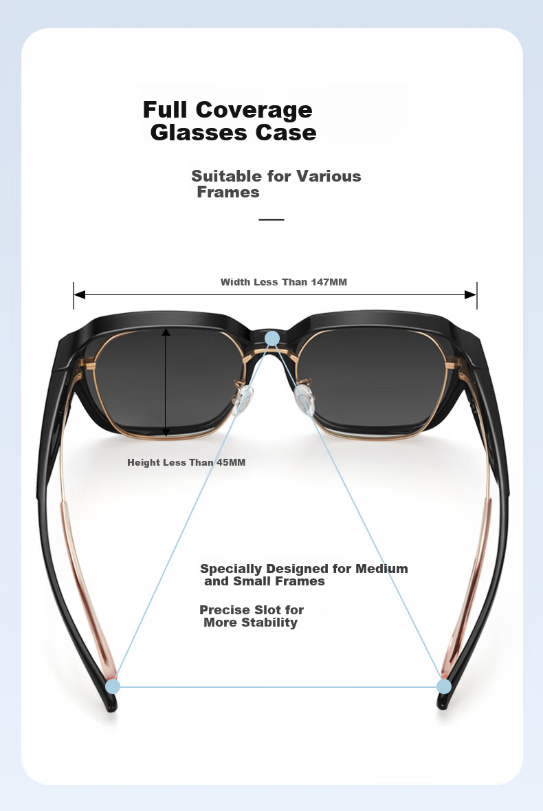 LOHO 2026 New Myopia Glasses Sunglasses Set, Polarized Driving Sunglasses for Nearsighted People, Fashionable Square Frame for Men And Wome 5