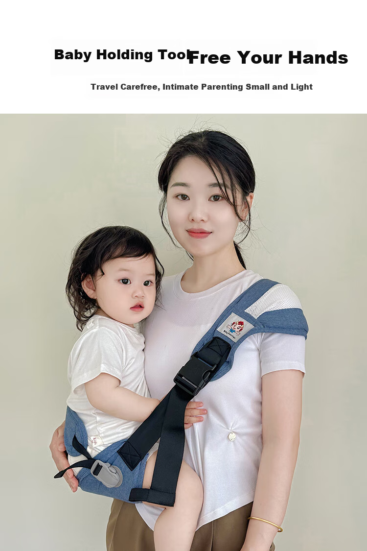 FENYE Baby Carrier, Hands-Free Baby Backpack for Outdoor Use, Front-Carrying Infant Carrier, Children's Outdoor Accessory, Gray 1