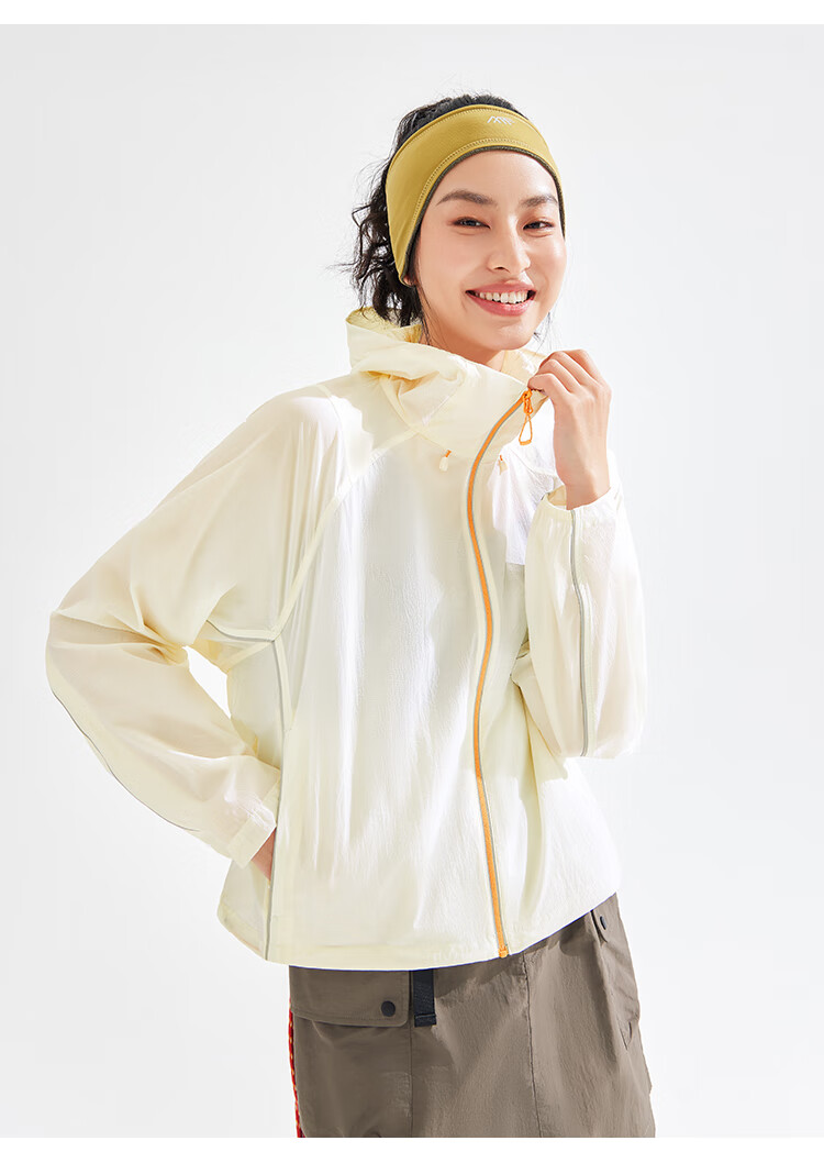 Pioneer Camp Women's Summer Sun Protection Jacket, Outdoor UV-Resistant Lightweight Breathable Sun Protection Coat UPF50, Glacier Blue, Size S 10