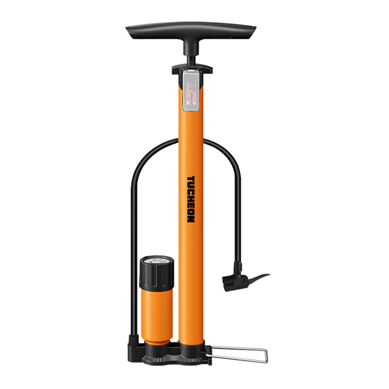 Ousen High-Pressure Air Pump for Bicycles, Electric Bikes, Cars, Basketballs, Balloons, with American, English, French Valve, Portable Cycling Inflator
