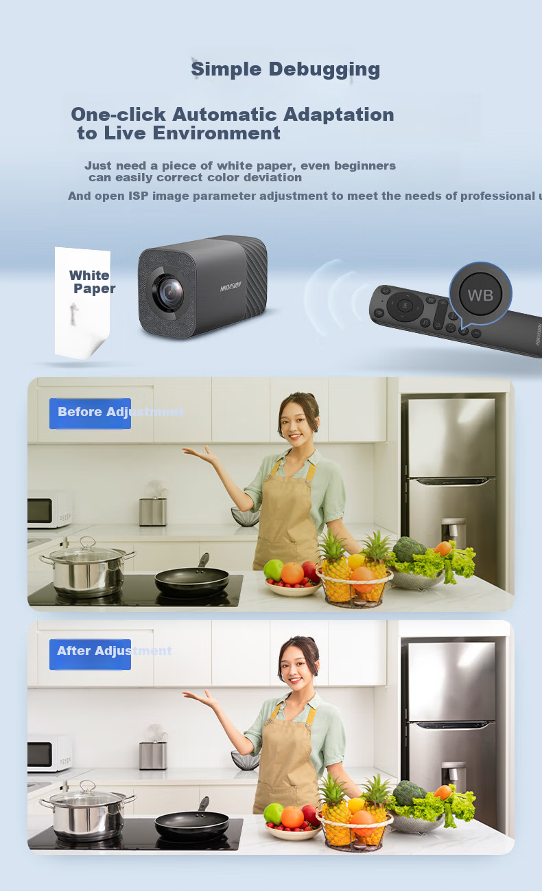 HIKVISION Live Streaming Camera, 4K Ultra HD Camera, 8x Zoom Upgrade, Tof Focus, Vertical Screen, Network Entertainment, Douyin Live Streaming, E-Commerce Equipment, U168R Pro 5