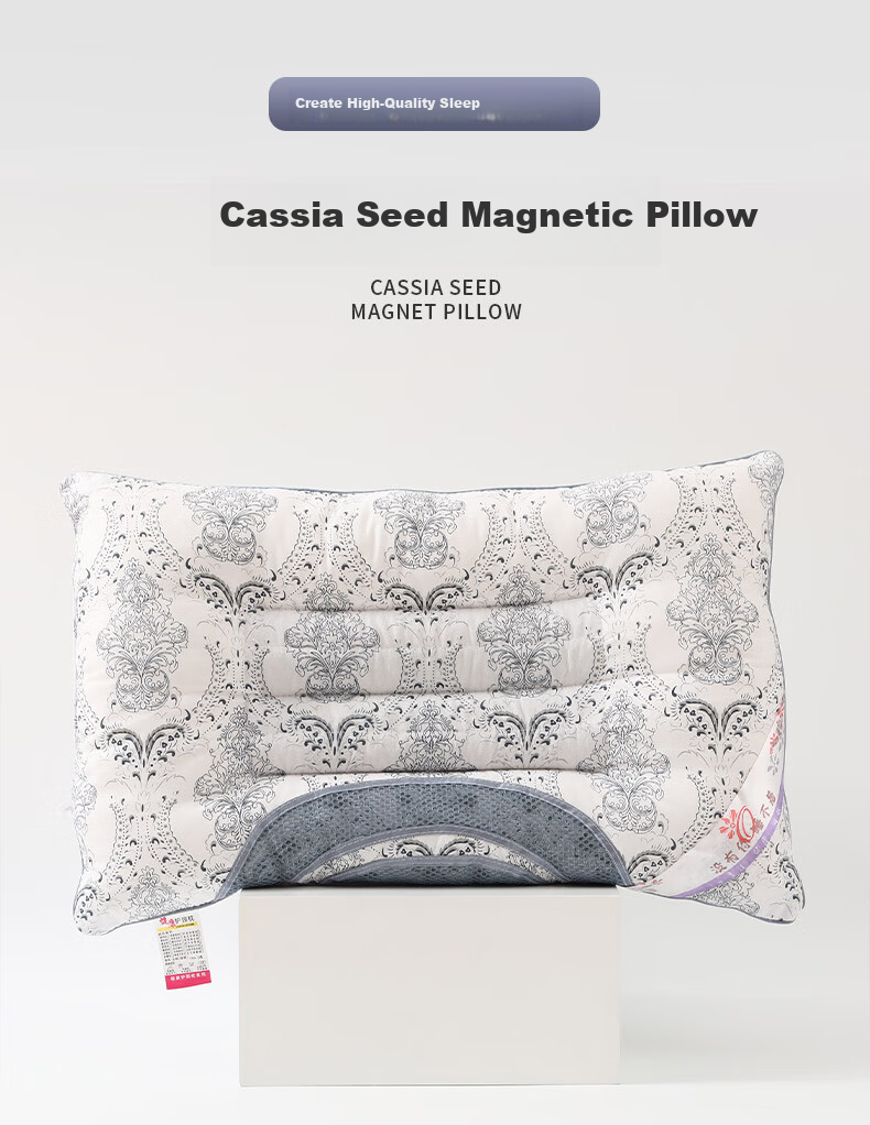 Jinhao Dual-Use Buckwheat Pillow Core Neck Support Pillow Ultra-Fine Fiber Pillow 45*70cm 850g 1