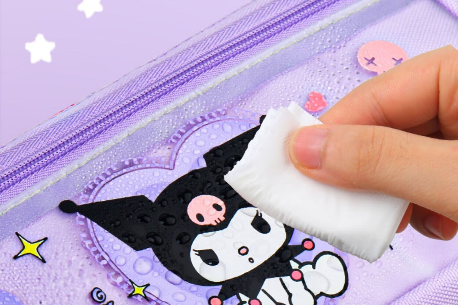 Yuji Kuromi Pencil Case Authentic Girls Elementary School Stationery Box High-Value New Grade 1 Large Capacity Pencil Bag Girls Sanrio Transparent Pencil Case 2