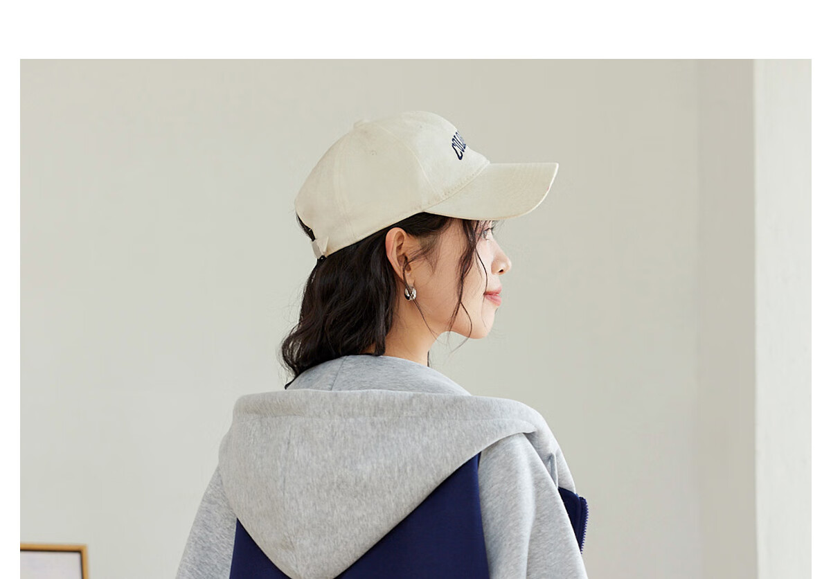 Halo Queen Hoodie Jacket for Women, Color Block Korean Style Casual Coat, Loose Comfortable Cardigan Top, New Product H143W1012 34