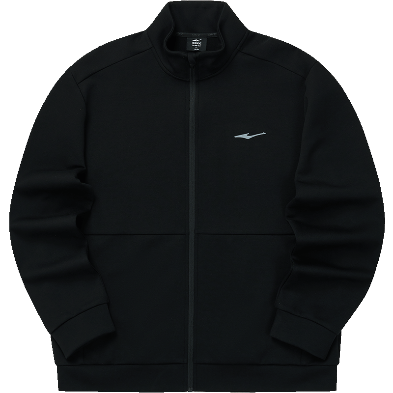 ERKE Men's Spring Waterproof Stand Collar Slim Fit Windproof Running Sports Zip-up Sweatshirt Fashion Jacket