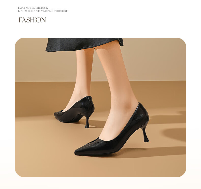 DAPHNE Nude High Heels for Women 2025, French Thin Heel Pumps for Dresses, Pointed Toe Commuter Leather Shoes for Women, Skin Color, Size 38 4